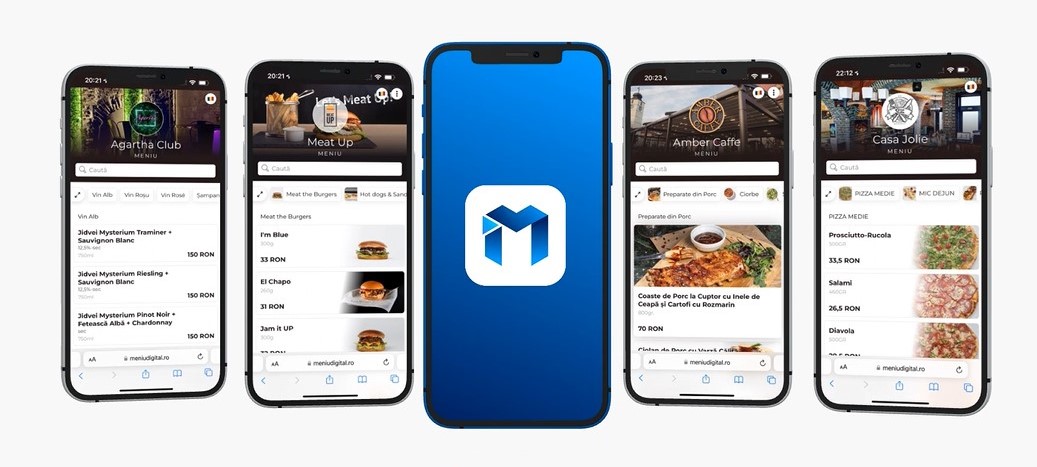 MeniuDigital.ro mobile digital web menus